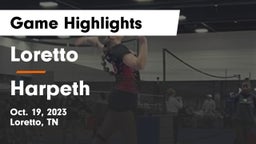 Loretto  vs Harpeth  Game Highlights - Oct. 19, 2023