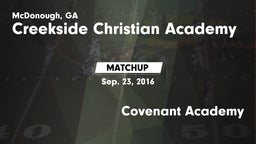 Matchup: Creekside Christian vs. Covenant Academy 2016