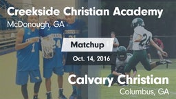 Matchup: Creekside Christian vs. Calvary Christian  2016