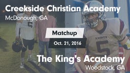 Matchup: Creekside Christian vs. The King's Academy 2016