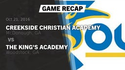 Recap: Creekside Christian Academy vs. The King's Academy 2016