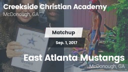 Matchup: Creekside Christian vs. East Atlanta Mustangs 2017