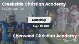 Matchup: Creekside Christian vs. Sherwood Christian Academy  2017