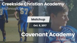 Matchup: Creekside Christian vs. Covenant Academy  2017