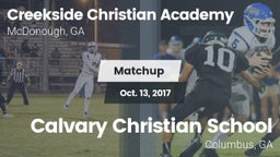 Matchup: Creekside Christian vs. Calvary Christian School 2017
