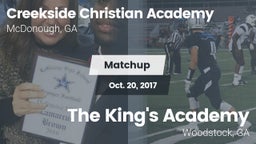 Matchup: Creekside Christian vs. The King's Academy 2017