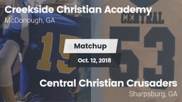 Matchup: Creekside Christian vs. Central Christian Crusaders 2018