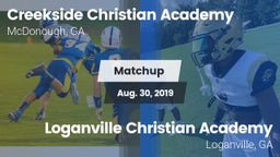 Matchup: Creekside Christian vs. Loganville Christian Academy  2019