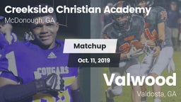Matchup: Creekside Christian vs. Valwood  2019