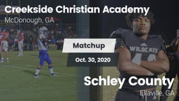 Matchup: Creekside Christian vs. Schley County  2020