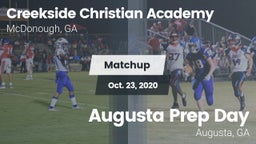 Matchup: Creekside Christian vs. Augusta Prep Day  2020