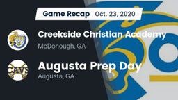 Recap: Creekside Christian Academy vs. Augusta Prep Day  2020