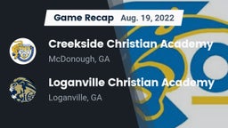 Recap: Creekside Christian Academy vs. Loganville Christian Academy  2022