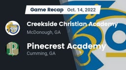 Recap: Creekside Christian Academy vs. Pinecrest Academy  2022