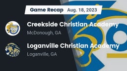 Recap: Creekside Christian Academy vs. Loganville Christian Academy  2023