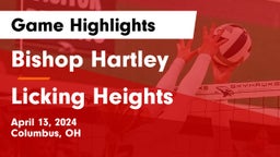 Bishop Hartley  vs Licking Heights  Game Highlights - April 13, 2024