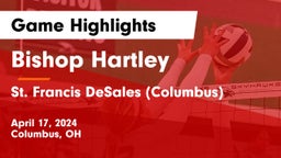 Bishop Hartley  vs St. Francis DeSales  (Columbus) Game Highlights - April 17, 2024