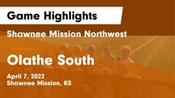 Shawnee Mission Northwest  vs Olathe South  Game Highlights - April 7, 2022