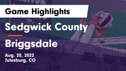 Sedgwick County  vs Briggsdale  Game Highlights - Aug. 20, 2022