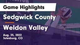 Sedgwick County  vs Weldon Valley Game Highlights - Aug. 25, 2022