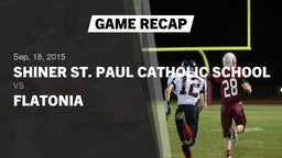 Recap: Shiner St. Paul Catholic School vs. Flatonia  2015