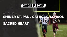 Recap: Shiner St. Paul Catholic School vs. Sacred Heart  2015