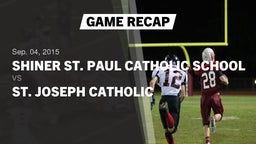 Recap: Shiner St. Paul Catholic School vs. St. Joseph Catholic  2015