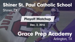 Matchup: St. Paul Catholic vs. Grace Prep Academy 2016