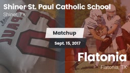 Matchup: St. Paul Catholic vs. Flatonia  2017