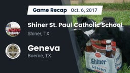 Recap: Shiner St. Paul Catholic School vs. Geneva  2017