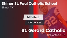 Matchup: St. Paul Catholic vs. St. Gerard Catholic  2017