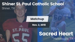 Matchup: St. Paul Catholic vs. Sacred Heart  2018