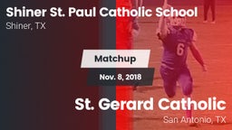 Matchup: St. Paul Catholic vs. St. Gerard Catholic  2018