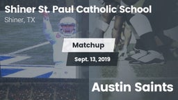 Matchup: St. Paul Catholic vs. Austin Saints 2019