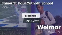Matchup: St. Paul Catholic vs. Weimar  2019