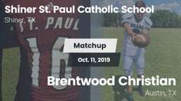 Matchup: St. Paul Catholic vs. Brentwood Christian  2019
