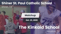 Matchup: St. Paul Catholic vs. The Kinkaid School 2020