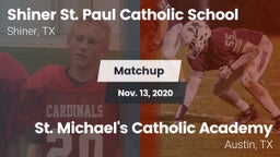Matchup: St. Paul Catholic vs. St. Michael's Catholic Academy 2020