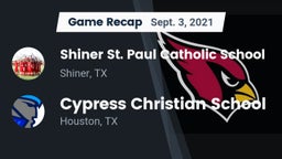 Recap: Shiner St. Paul Catholic School vs. Cypress Christian School 2021