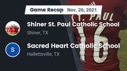Recap: Shiner St. Paul Catholic School vs. Sacred Heart Catholic School 2021