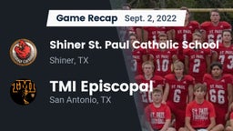 Recap: Shiner St. Paul Catholic School vs. TMI Episcopal  2022