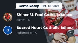 Recap: Shiner St. Paul Catholic School vs. Sacred Heart Catholic School 2023