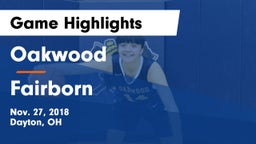 Oakwood  vs Fairborn Game Highlights - Nov. 27, 2018