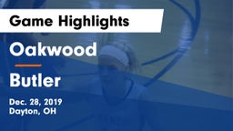 Oakwood  vs Butler  Game Highlights - Dec. 28, 2019