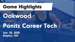 Oakwood  vs Ponitz Career Tech  Game Highlights - Jan. 30, 2020