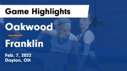 Oakwood  vs Franklin  Game Highlights - Feb. 7, 2022