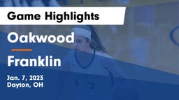 Oakwood  vs Franklin  Game Highlights - Jan. 7, 2023