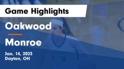Oakwood  vs Monroe  Game Highlights - Jan. 14, 2023