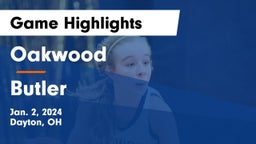 Oakwood  vs Butler  Game Highlights - Jan. 2, 2024