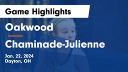 Oakwood  vs Chaminade-Julienne  Game Highlights - Jan. 22, 2024